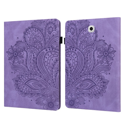 Peacock Embossed Pattern TPU + PU Horizontal Flip Leather Case with Holder & Card Slots & Wallet, For Samsung Galaxy Tab A 10.1 (2016) T580, For Samsung Galaxy Tab S2 9.7 T815, For Samsung Galaxy Tab S8 / Galaxy Tab S7 T875