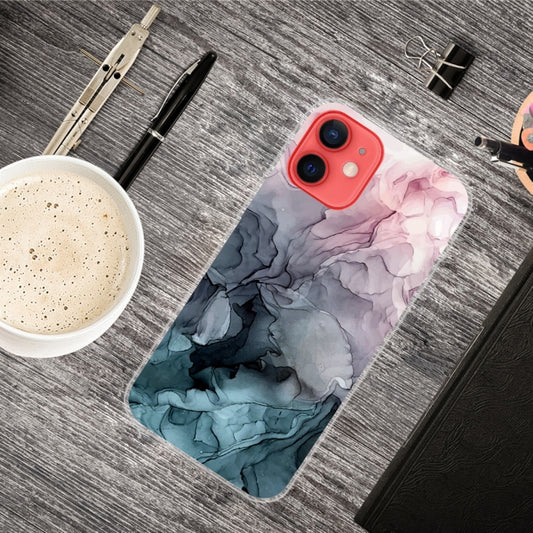 Marble Pattern Shockproof  TPU Protective Case, For iPhone 12 mini