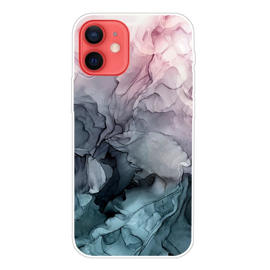 Marble Pattern Shockproof  TPU Protective Case, For iPhone 12 mini