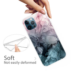 Marble Pattern Shockproof  TPU Protective Case, For iPhone 12 / 12 Pro