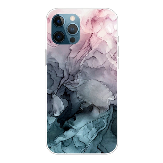 Marble Pattern Shockproof  TPU Protective Case, For iPhone 12 / 12 Pro