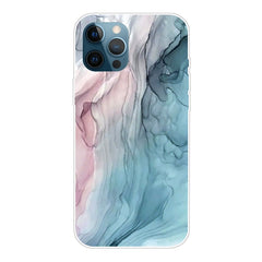 Marble Pattern Shockproof  TPU Protective Case, For iPhone 12 / 12 Pro