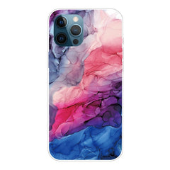 Marble Pattern Shockproof  TPU Protective Case, For iPhone 12 / 12 Pro