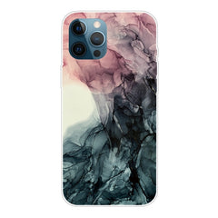 Marble Pattern Shockproof  TPU Protective Case, For iPhone 12 / 12 Pro