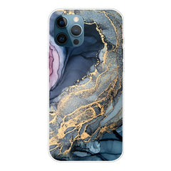 Marble Pattern Shockproof  TPU Protective Case, For iPhone 12 / 12 Pro