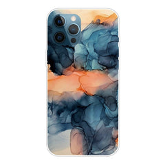 Marble Pattern Shockproof  TPU Protective Case, For iPhone 12 / 12 Pro