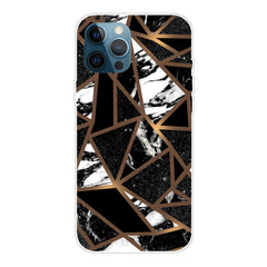 Marble Pattern Shockproof  TPU Protective Case, For iPhone 12 / 12 Pro