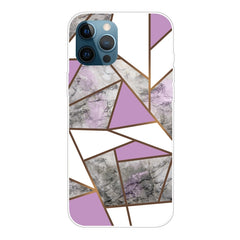 Marble Pattern Shockproof  TPU Protective Case, For iPhone 12 / 12 Pro