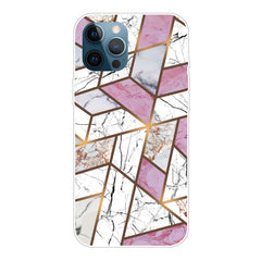 Marble Pattern Shockproof  TPU Protective Case, For iPhone 12 / 12 Pro