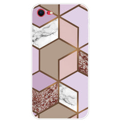 Marble Pattern Shockproof  TPU Protective Case, For iPhone SE 2022 / SE 2020 / 8 / 7