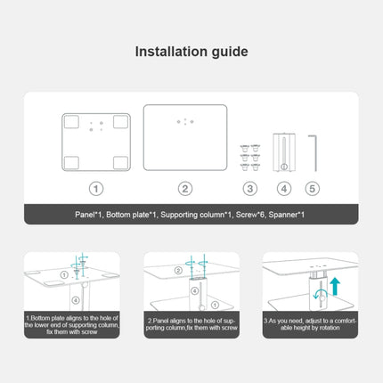 NILLKIN N6 Adjustabale Highdesk Laptop Monitor Stand Holder, EDA0011511, EDA0011511S