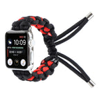 For Apple Watch Series 8&7 41mm / SE 2&6&SE&5&4 40mm / 3&2&1 38mm / Black Red