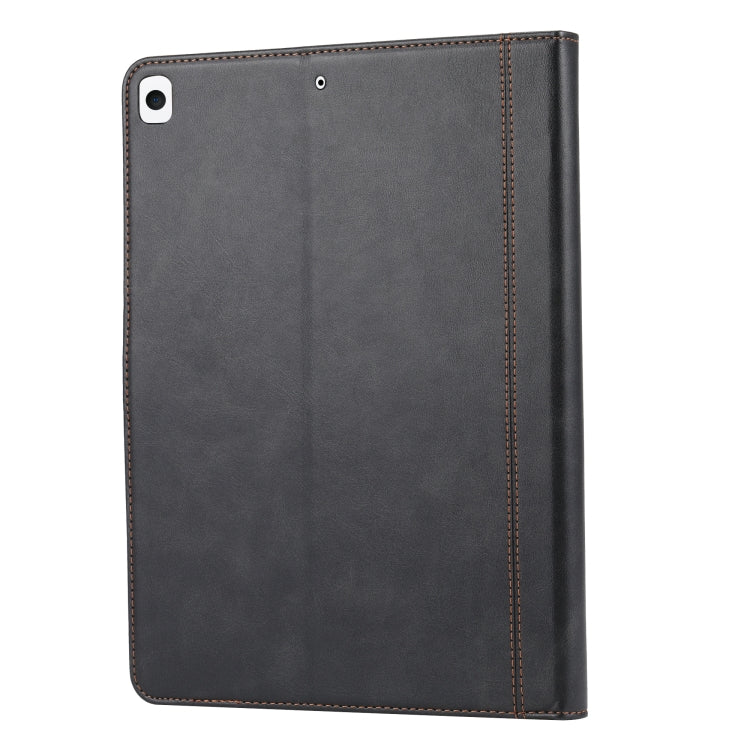 Calf Texture Double Fold Clasp Horizontal Flip Leather Case with Photo Frame & Holder & Card Slots & Wallet