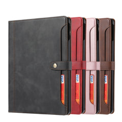 Calf Texture Double Fold Clasp Horizontal Flip Leather Case with Photo Frame & Holder & Card Slots & Wallet, For iPad 10.2, For iPad Pro 10.5, For iPad 9.7 (2018/2017) / Air 2, For iPad mini 5 / mini 4 / mini 3, For iPad Pro 11 inch (2020)