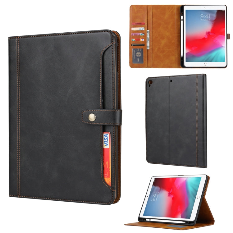 Calf Texture Double Fold Clasp Horizontal Flip Leather Case with Photo Frame & Holder & Card Slots & Wallet
