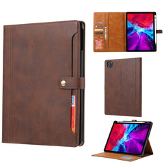 Calf Texture Double Fold Clasp Horizontal Flip Leather Case with Photo Frame & Holder & Card Slots & Wallet, For iPad 10.2, For iPad Pro 10.5, For iPad 9.7 (2018/2017) / Air 2, For iPad mini 5 / mini 4 / mini 3, For iPad Pro 11 inch (2020)