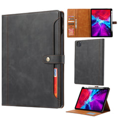 Calf Texture Double Fold Clasp Horizontal Flip Leather Case with Photo Frame & Holder & Card Slots & Wallet, For iPad 10.2, For iPad Pro 10.5, For iPad 9.7 (2018/2017) / Air 2, For iPad mini 5 / mini 4 / mini 3, For iPad Pro 11 inch (2020)