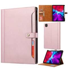 Calf Texture Double Fold Clasp Horizontal Flip Leather Case with Photo Frame & Holder & Card Slots & Wallet, For iPad 10.2, For iPad Pro 10.5, For iPad 9.7 (2018/2017) / Air 2, For iPad mini 5 / mini 4 / mini 3, For iPad Pro 11 inch (2020)