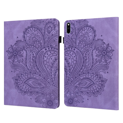 Peacock Embossed Pattern TPU + PU Horizontal Flip Leather Case with Holder & Card Slots & Wallet & Sleep / Wake-up Function, For Huawei Mediapad Enjoy Tablet 2 10.1, For Huawei MediaPad M5 lite 10.1, For Huawei MatePad 10.4, For Huawei MediaPad T3 10