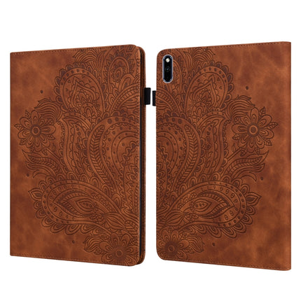 Peacock Embossed Pattern TPU + PU Horizontal Flip Leather Case with Holder & Card Slots & Wallet & Sleep / Wake-up Function, For Huawei Mediapad Enjoy Tablet 2 10.1, For Huawei MediaPad M5 lite 10.1, For Huawei MatePad 10.4, For Huawei MediaPad T3 10