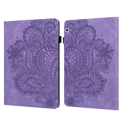 Peacock Embossed Pattern TPU + PU Horizontal Flip Leather Case with Holder & Card Slots & Wallet & Sleep / Wake-up Function, For Huawei Mediapad Enjoy Tablet 2 10.1, For Huawei MediaPad M5 lite 10.1, For Huawei MatePad 10.4, For Huawei MediaPad T3 10