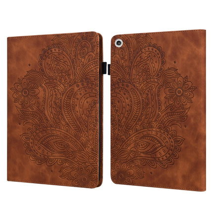 Peacock Embossed Pattern TPU + PU Horizontal Flip Leather Case with Holder & Card Slots & Wallet & Sleep / Wake-up Function, For Lenovo E10, For Lenovo Tab M10 Plus, For Lenovo Tab M8 (FHD) TB-8705F, For Lenovo Tab M10 HD TB-605L X605F