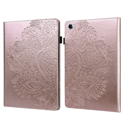 Peacock Embossed Pattern TPU + PU Horizontal Flip Leather Case with Holder & Card Slots & Wallet & Sleep / Wake-up Function, For Lenovo Tab M10 Plus TB-X606F