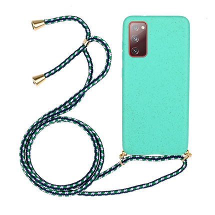 Wheat Straw Material + TPU Protective Case with Lanyard, For Samsung Galaxy S21 5G, For Samsung Galaxy S21+ 5G, For Samsung Galaxy S21 Ultra 5G, For Samsung Galaxy S20 FE