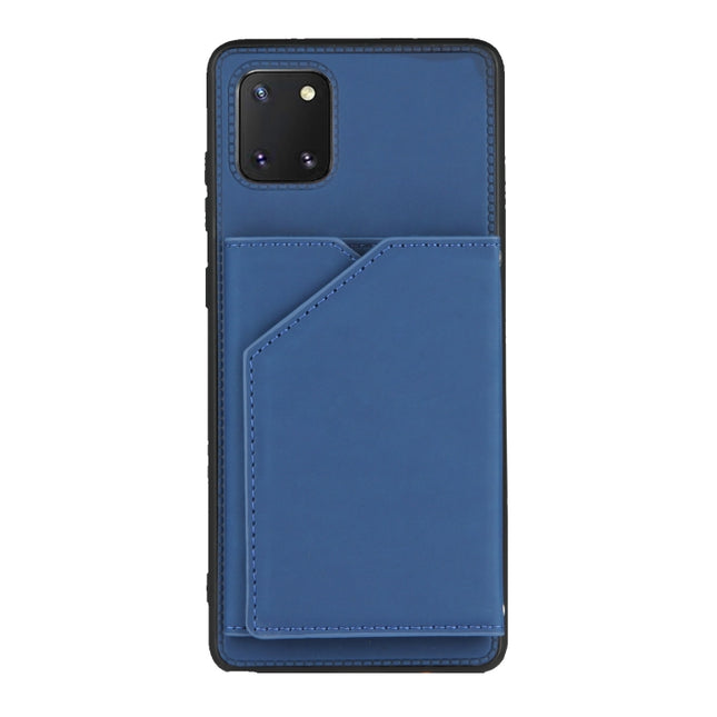 Skin Feel PU + TPU + PC Back Cover Shockproof Case with Card Slots & Holder & Photo Frame, For Samsung Galaxy M60s & A81, For Huawei P40 Lite & Nova 6 SE, For Samsung Galaxy S20 FE, For Samsung Galaxy S20 Ultra
