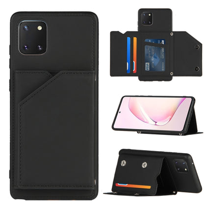 Skin Feel PU + TPU + PC Back Cover Shockproof Case with Card Slots & Holder & Photo Frame, For Samsung Galaxy M60s & A81, For Huawei P40 Lite & Nova 6 SE, For Samsung Galaxy S20 FE, For Samsung Galaxy S20 Ultra