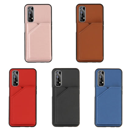Skin Feel PU + TPU + PC Back Cover Shockproof Case with Card Slots & Holder & Photo Frame, For OPPO Realme 7, For Samsung Galaxy A50 & A30s & A50s, For OPPO Realme C11, For Samsung Galaxy A70 & A70s