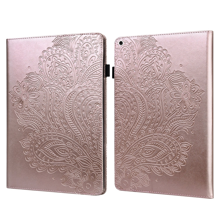 Peacock Embossed Pattern TPU + PU Horizontal Flip Leather Case with Holder & Card Slots & Wallet & Sleep / Wake-up Function, For iPad 9.7 (2017) & (2018), For iPad 10.2 2021 / 2020 / 2019, For iPad mini (2019) / mini 4 / mini 3 / mini 2 / mini