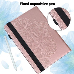 Peacock Embossed Pattern TPU + PU Horizontal Flip Leather Case with Holder & Card Slots & Wallet & Sleep / Wake-up Function, For iPad 9.7 (2017) & (2018), For iPad 10.2 2021 / 2020 / 2019, For iPad mini (2019) / mini 4 / mini 3 / mini 2 / mini