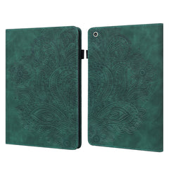 Peacock Embossed Pattern TPU + PU Horizontal Flip Leather Case with Holder & Card Slots & Wallet & Sleep / Wake-up Function, For iPad 9.7 (2017) & (2018), For iPad 10.2 2021 / 2020 / 2019, For iPad mini (2019) / mini 4 / mini 3 / mini 2 / mini