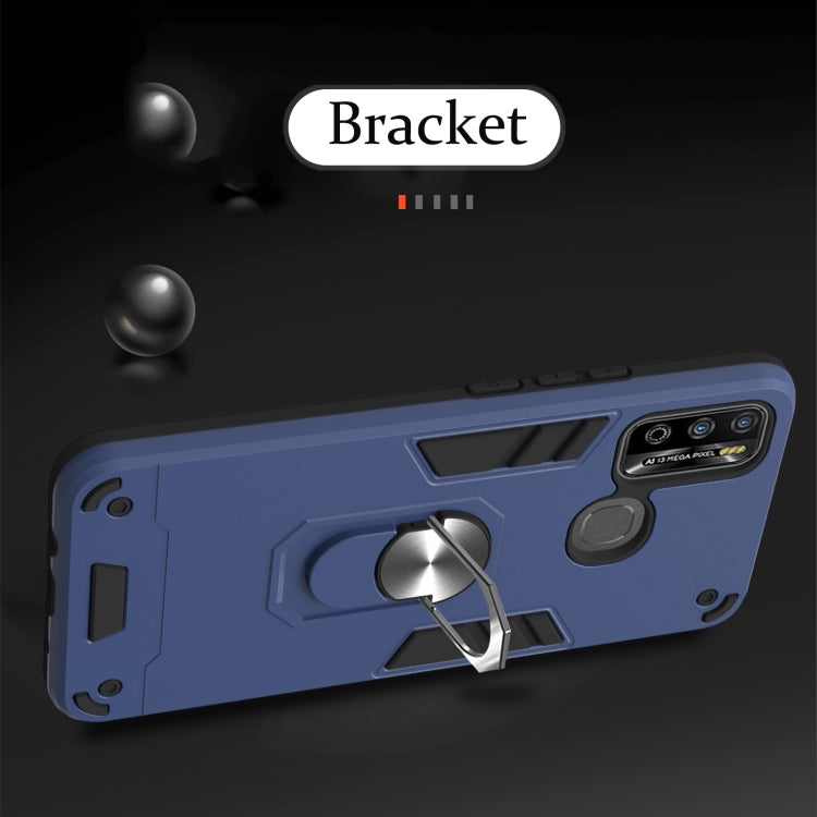 Armour Series PC + TPU Protective Case with Ring Holder, For Infinix X680 / Hot 9 Play, For Infinix Note 7 Lite
