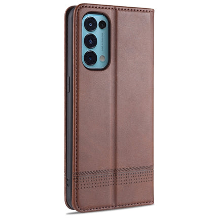 AZNS Magnetic Calf Texture Horizontal Flip Leather Case with Card Slots & Holder & Wallet, For Oppo Reno5 5G, For Oppo Reno5 Pro 5G, For Xiaomi Redmi Note 9 5G