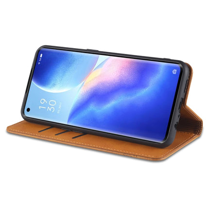 AZNS Magnetic Calf Texture Horizontal Flip Leather Case with Card Slots & Holder & Wallet, For Oppo Reno5 5G, For Oppo Reno5 Pro 5G, For Xiaomi Redmi Note 9 5G