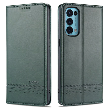 AZNS Magnetic Calf Texture Horizontal Flip Leather Case with Card Slots & Holder & Wallet, For Oppo Reno5 5G, For Oppo Reno5 Pro 5G, For Xiaomi Redmi Note 9 5G