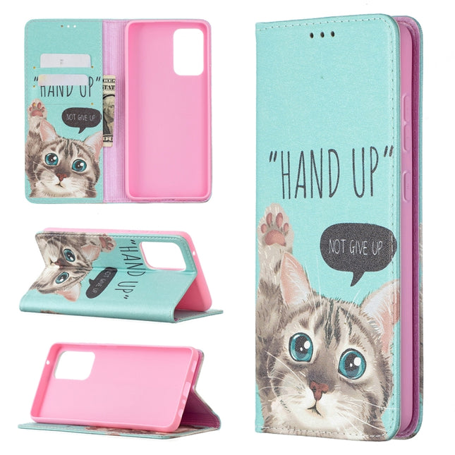 Colored Drawing Pattern Invisible Magnetic Horizontal Flip PU Leather Case with Holder & Card Slots & Wallet, For Samsung Galaxy A72 5G / 4G, For Xiaomi Poco M3