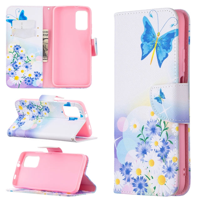 Colored Drawing Pattern Horizontal Flip Leather Case with Holder & Card Slots & Wallet, For Xiaomi Poco M3