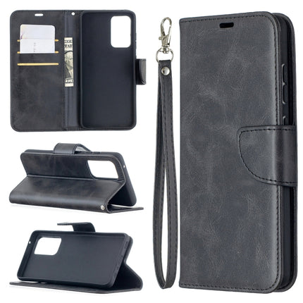 Retro Lambskin Texture Pure Color Horizontal Flip PU Leather Case with Holder & Card Slots & Wallet & Lanyard, For Samsung Galaxy A52 5G