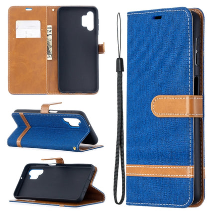 Color Matching Denim Texture Horizontal Flip Leather Case with Holder & Card Slots & Wallet & Lanyard, For Xiaomi Poco M3, For Samsung Galaxy A32 5G