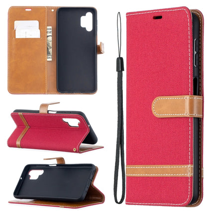 Color Matching Denim Texture Horizontal Flip Leather Case with Holder & Card Slots & Wallet & Lanyard, For Xiaomi Poco M3, For Samsung Galaxy A32 5G
