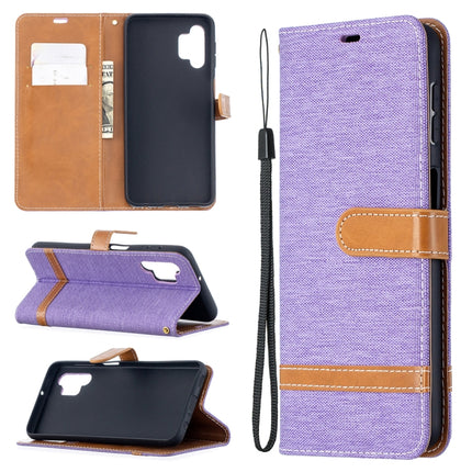 Color Matching Denim Texture Horizontal Flip Leather Case with Holder & Card Slots & Wallet & Lanyard, For Xiaomi Poco M3, For Samsung Galaxy A32 5G
