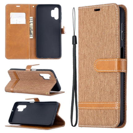 Color Matching Denim Texture Horizontal Flip Leather Case with Holder & Card Slots & Wallet & Lanyard, For Xiaomi Poco M3, For Samsung Galaxy A32 5G