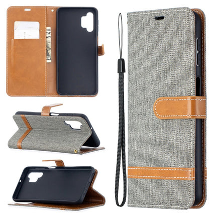 Color Matching Denim Texture Horizontal Flip Leather Case with Holder & Card Slots & Wallet & Lanyard, For Xiaomi Poco M3, For Samsung Galaxy A32 5G