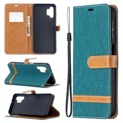 Color Matching Denim Texture Horizontal Flip Leather Case with Holder & Card Slots & Wallet & Lanyard, For Xiaomi Poco M3, For Samsung Galaxy A32 5G
