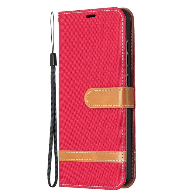 Color Matching Denim Texture Horizontal Flip Leather Case with Holder & Card Slots & Wallet & Lanyard, For Samsung Galaxy A52 5G / 4G, For Samsung Galaxy A72 5G / 4G, For Samsung Galaxy A72 5G