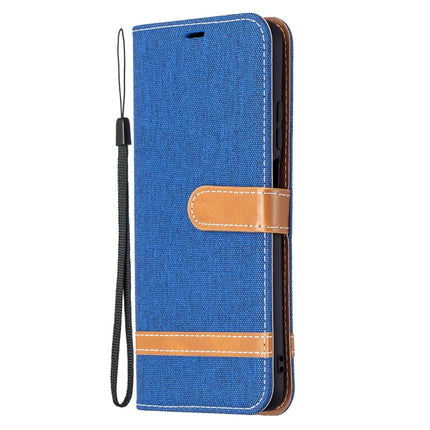 Color Matching Denim Texture Horizontal Flip Leather Case with Holder & Card Slots & Wallet & Lanyard, For Xiaomi Poco M3, For Samsung Galaxy A32 5G