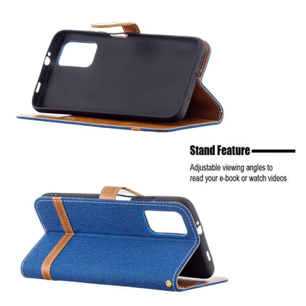 Color Matching Denim Texture Horizontal Flip Leather Case with Holder & Card Slots & Wallet & Lanyard, For Xiaomi Poco M3, For Samsung Galaxy A32 5G